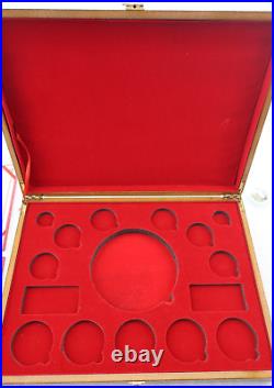 Chinese Commemorative Gold & Silver Plated Coin Set 2010 Year Of The Tiger