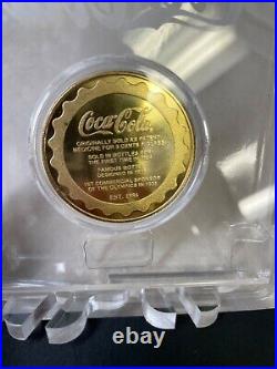 Coca Cola Gold coin collectibles, rare gold coin