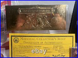 Coin Collection Lot Proof Coin Sets State Quarters Gold Certificate Ike Dollar
