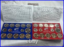Coin Collection Lot Proof Coin Sets State Quarters Gold Certificate Ike Dollar