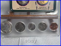 Coin Collection Lot Proof Coin Sets State Quarters Gold Certificate Ike Dollar