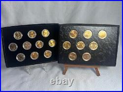 Coin Collection Lot Proof Coin Sets State Quarters Gold Certificate Ike Dollar