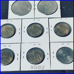 Coin Collection of One Dollar Coins and Gold Dollars + 50Cent Piece Circulated