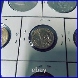 Coin Collection of One Dollar Coins and Gold Dollars + 50Cent Piece Circulated
