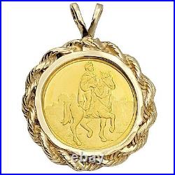 Coin Pendant 1987 Rarities Mint Presents The Prince 1/4 Troy Oz Gold Coin Disney
