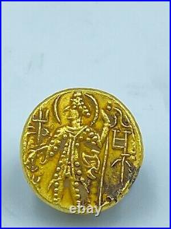Coins Antiquities Kushan Empire Gold Dinar Vasishka C. AD 240-250 mint Gandhara