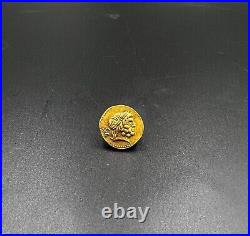 Collectable Old Antique Roman Antiquities Gold Coin Pendant Jewelry 17 k