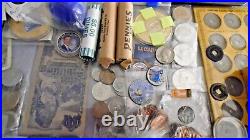 Collection Lot Gold Silver Brass Coins Dollars lot (255 1966) Updated 11/30/20
