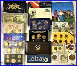 Collection Of Coins & Currency Sets Silver, Gold, Collectible Set #2