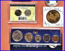 Collection Of Coins & Currency Sets Silver, Gold, Collectible Set #2