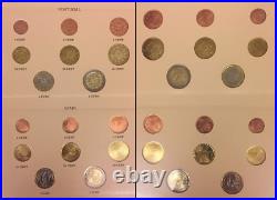 Complete 96 Coin Euro Collection Dansco Album Paper Money Specimens COA