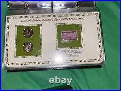 Complete Collection Uncirculated Sacagawea Golden Dollars 2000-2021 Stamps PCS