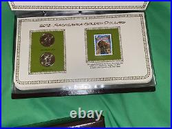 Complete Collection Uncirculated Sacagawea Golden Dollars 2000-2021 Stamps PCS