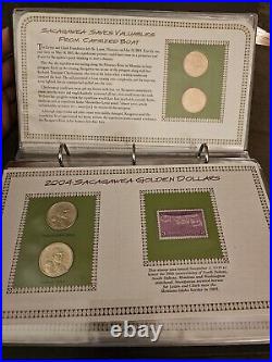Complete Collection of Sacagawea Gold Dollars First Issue 2000-2015 With Stamps