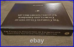 Complete Collection of Sacagawea Gold Dollars First Issue 2000-2015 With Stamps