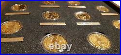 Complete and unique collection of Queen's Beasts 10 coins 1oz gold
