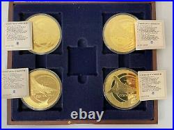 Concord memorabilia. Commemorative gold plated coins, post cards, fdc's. Cased