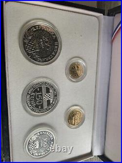 Croatia 1990-1995 Gold Silver Kuna Coin Set Anniversary Independence Hrvatska