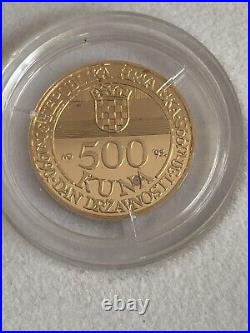 Croatia 1990-1995 Gold Silver Kuna Coin Set Anniversary Independence Hrvatska