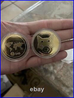 Crypto Tangible Coins? 8 Count Doge gold, Doge Silver, Doge Painted, TTM, SHIB