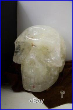 Crystal Skull 67lbs Quartz 1.5 Ft Pirate Gold Coins Treasures Of Earth Jewelry