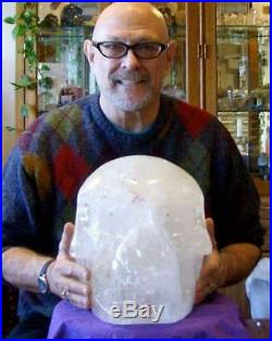 Crystal Skull 67lbs Quartz 1.5 Ft Pirate Gold Coins Treasures Of Earth Jewelry