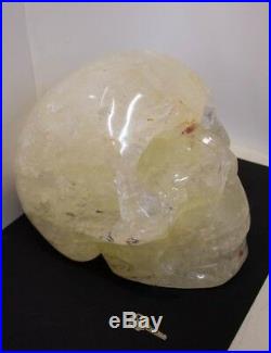 Crystal Skull 67lbs Quartz 1.5 Ft Pirate Gold Coins Treasures Of Earth Jewelry