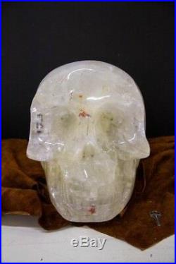 Crystal Skull 67lbs Quartz 1.5 Ft Pirate Gold Coins Treasures Of Earth Jewelry