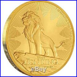 D23 Expo 2019 LION KING 1oz gold coin Niue 250 dollars Limited Edition 250