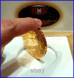 DC Batman TAS TWO FACE'S COIN Prop Replica Gold Edition