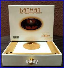 DC Batman TAS TWO FACE'S COIN Prop Replica Gold Edition