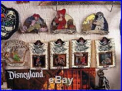 DISNEY PIRATES of the CARIBBEAN PIN SET SIGN PLAQUE GOLD SILVER COIN BRACELET XL