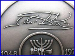 Dan From The 12 Tribes Of Israel Salvador Dali Pure Silver 3-oz. Coin+gold