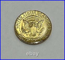 Danbury Mint 24k Gold &. 999 Silver John F. Kennedy 50 Half Dollar Collection