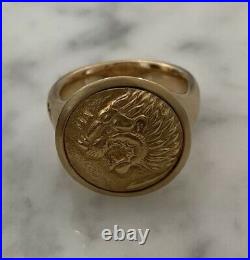 David Yurman Gold ring Size 9.5 Rare Petrvs Collection