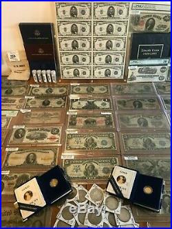 Dealer Coin & Currency Inventory! Huge Collection! RARE Currency! GOLD & Silver