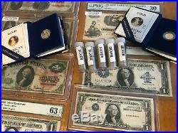 Dealer Coin & Currency Inventory! Huge Collection! RARE Currency! GOLD & Silver