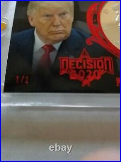 Decision 2020 Donald Trump 1/1 Gold Coin Right To Bear Arms Grail One of One SSP