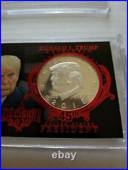 Decision 2020 Donald Trump 1/1 Gold Coin Right To Bear Arms Grail One of One SSP