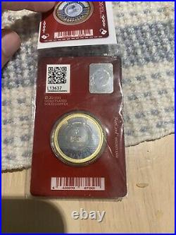 Denarium bitcoin 6 Coin Listing 3 Rares 3 Comon 1 Is 0.999 Pure Gold Out Of 6