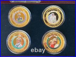 Diana Princess Legacy GOLD PROOF Complete 8 Coin Set Bradford Mint Lady Di