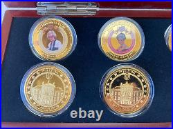 Diana Princess Legacy GOLD PROOF Complete Set Coin Bradford Mint Lady Di