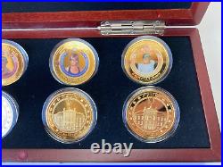 Diana Princess Legacy GOLD PROOF Complete Set Coin Bradford Mint Lady Di