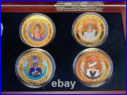 Diana Princess Legacy GOLD PROOF Complete Set Coin Bradford Mint Lady Di