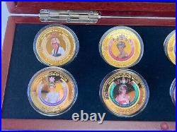 Diana Princess Legacy GOLD PROOF Complete Set Coin Bradford Mint Lady Di