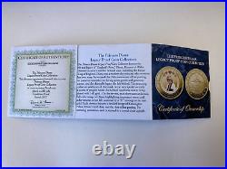 Diana Princess Legacy GOLD PROOF Complete Set Coin Bradford Mint Lady Di