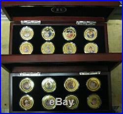 Diana Princess of Wales Legacy Gold Proof Collection 16 Coins in Custom Boxes