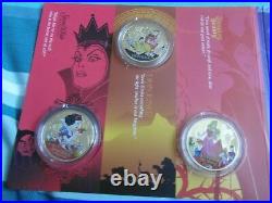 Disney Classics Collection Gold Plated Coins/medals Set Of 6