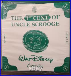Disney First Cent Uncle Scrooge Gold LE 270/1000 ULTRA RARE 1995