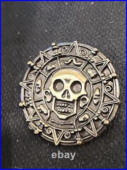 Disney Pin 00092 PIRATES AZTEC GOLDEN COIN Artist Proof LE Only 25 made AP